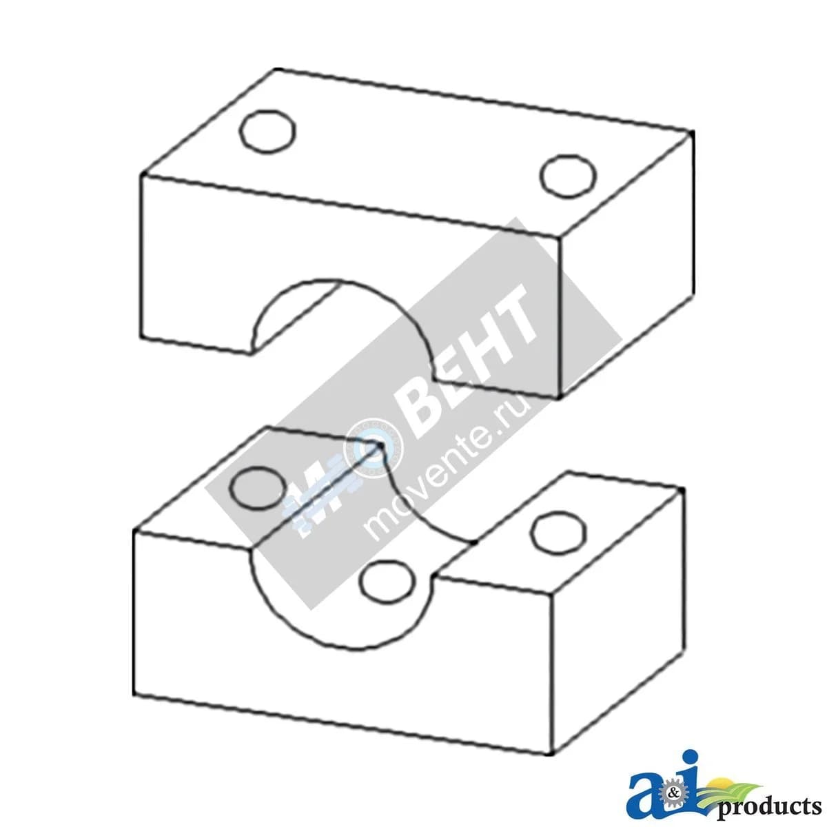 A-AH17997: Подшипниковый узел (Подобранная пара)
