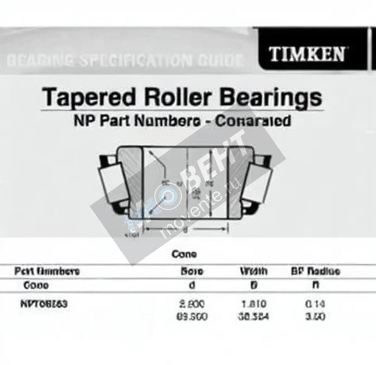 TIMKEN NP769363-TIMKEN - Image 1