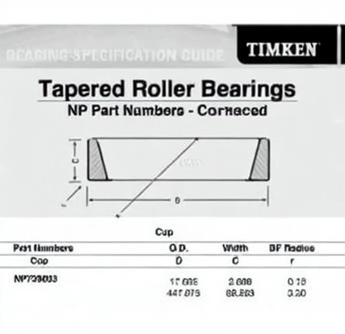 TIMKEN NP739603-TIMKEN - Image 1
