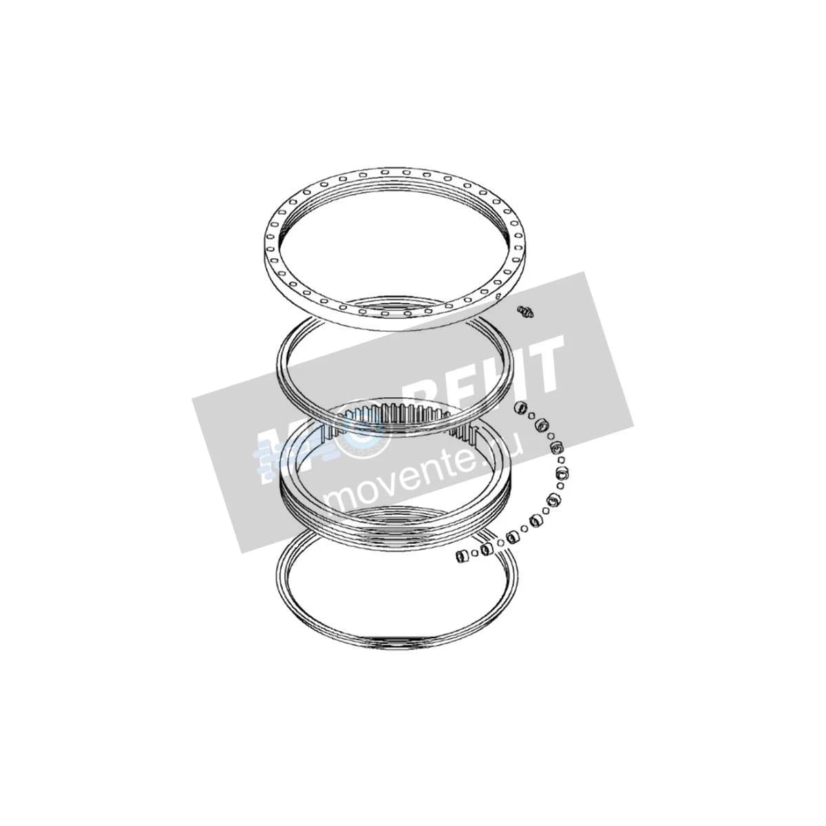 FYB60000825: Поворотный подшипник