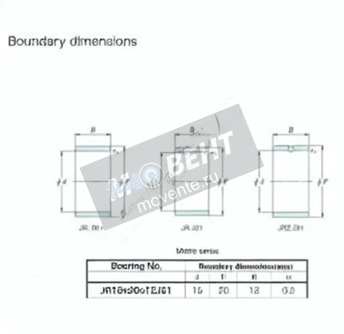 JTEKT JR15X20X12JS1-JTEKT - Image 1