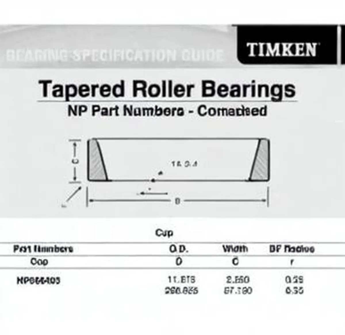 TIMKEN NP569493-TIMKEN - Image 1