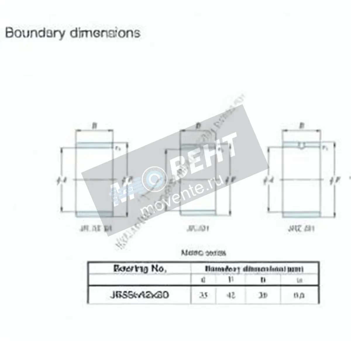 JTEKT JR35X42X20-JTEKT - Image 1