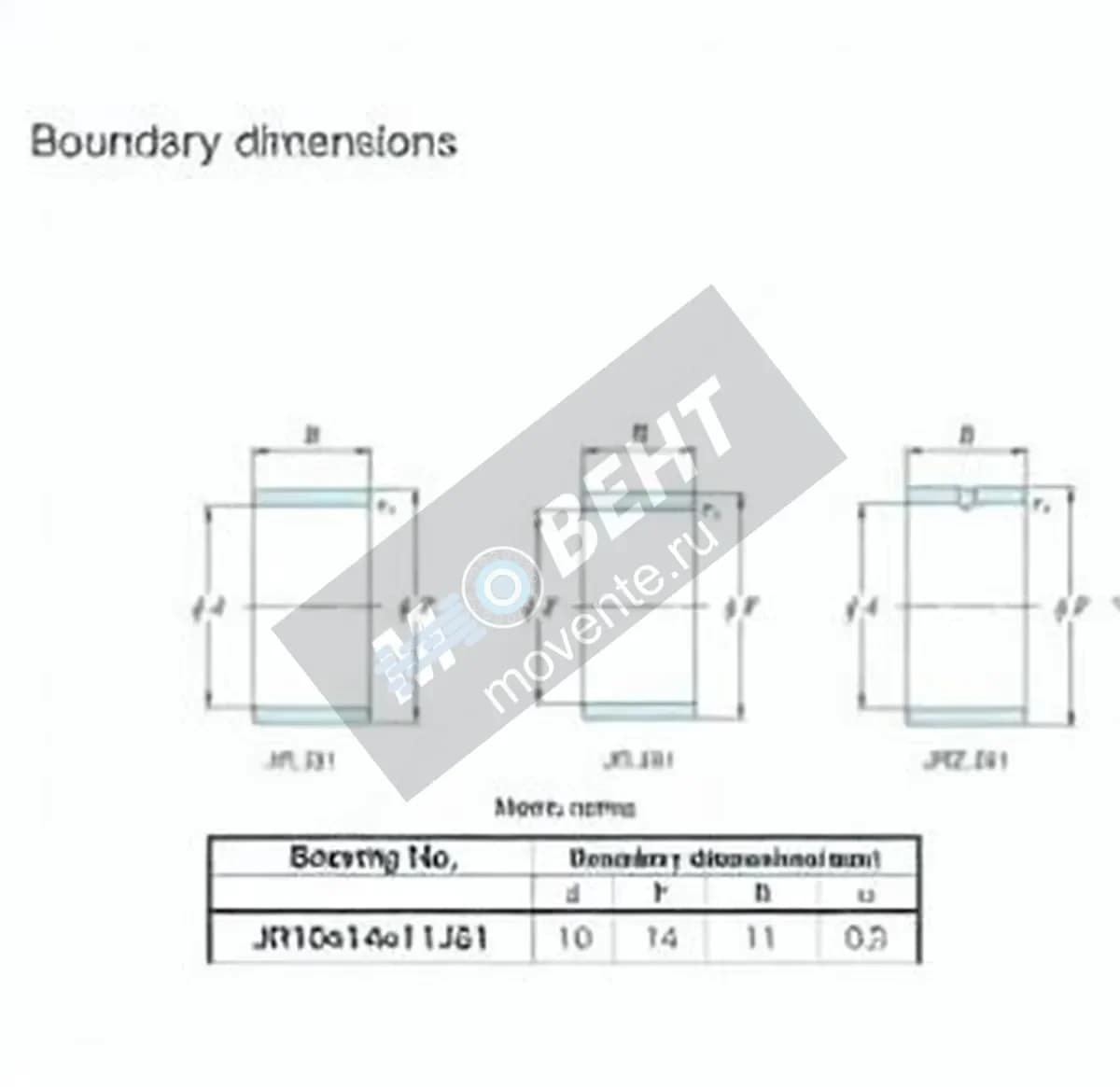 JTEKT JR10X14X11JS1-JTEKT - Image 1