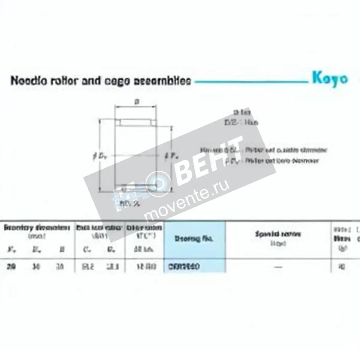 JTEKT 28R3620-JTEKT - Image 1