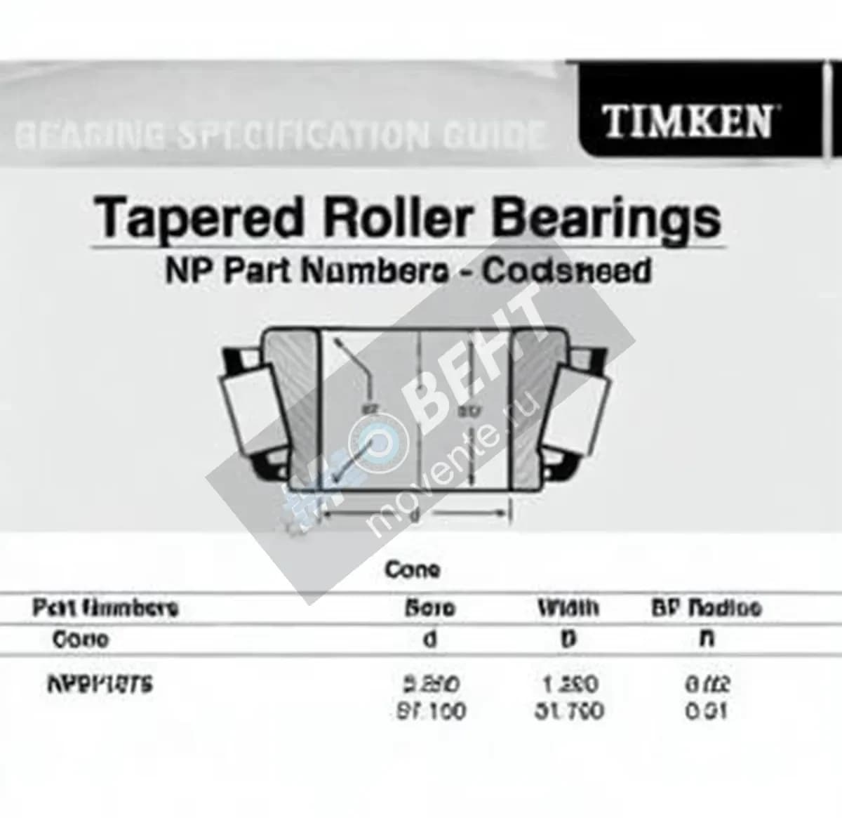 TIMKEN NP971375-TIMKEN - Image 1