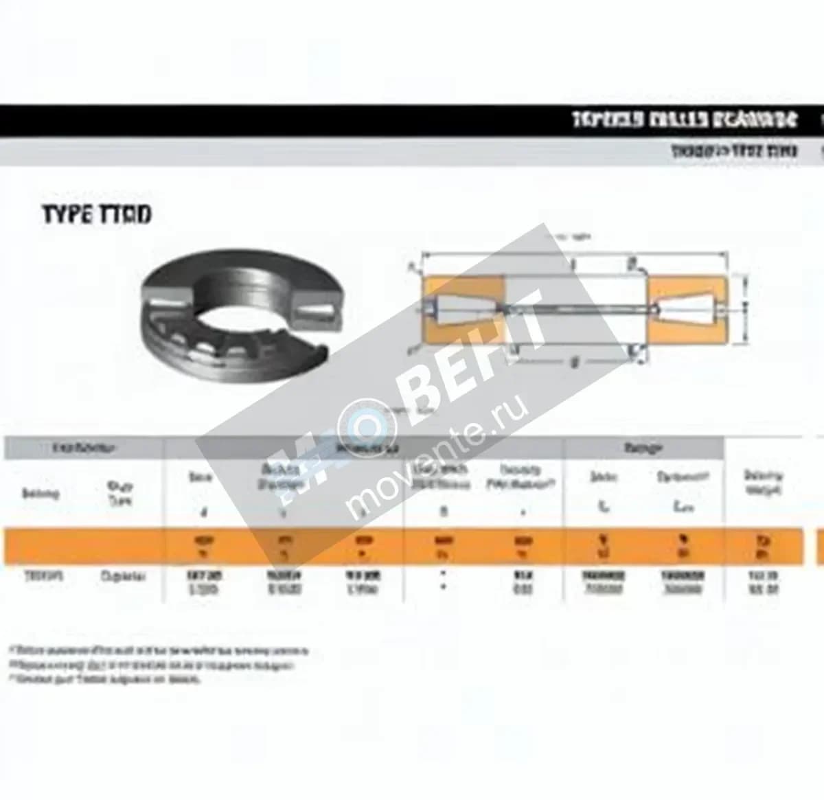 TIMKEN T9250FA-TIMKEN - Image 1