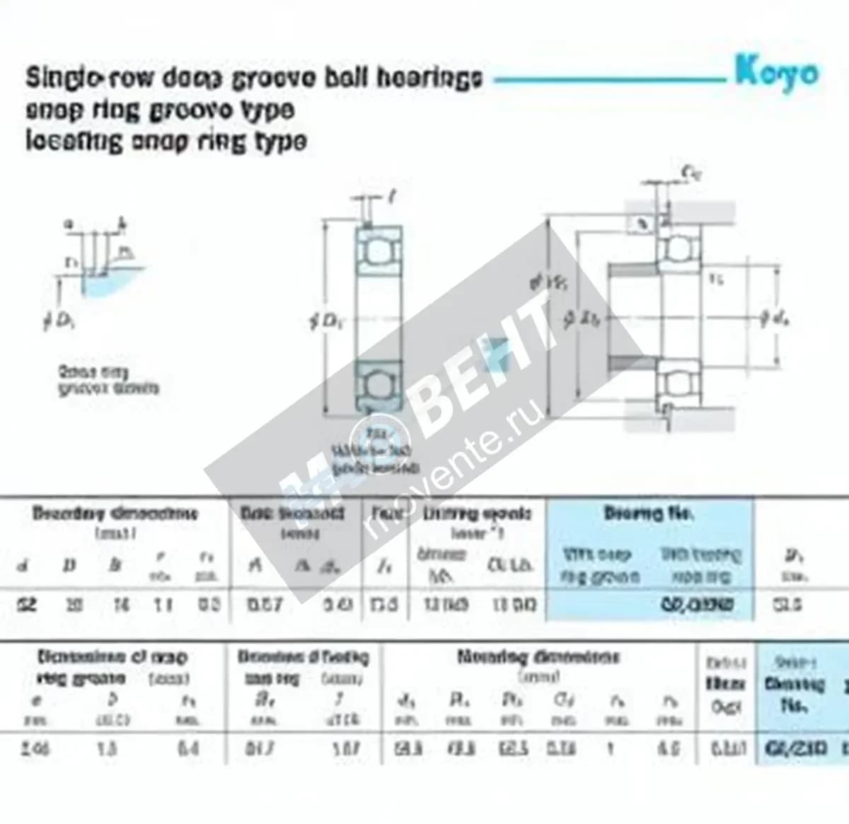 JTEKT 63-22-NR-JTEKT - Image 1