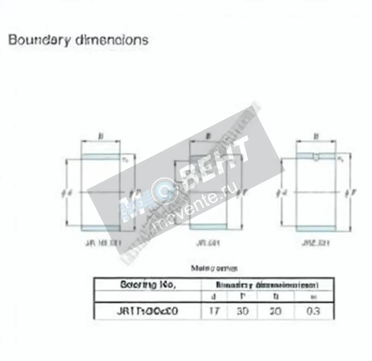 JTEKT JR17X20X20-JTEKT - Image 1