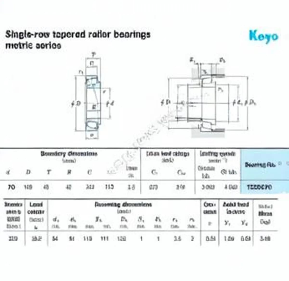 JTEKT T2ED070-JTEKT - Image 1