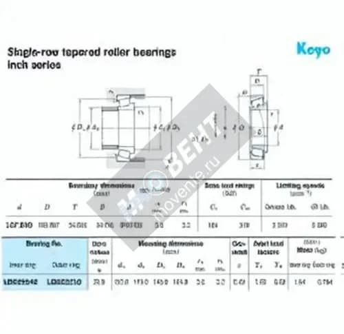 JTEKT LM522546-LM522510-JTEKT - Image 1