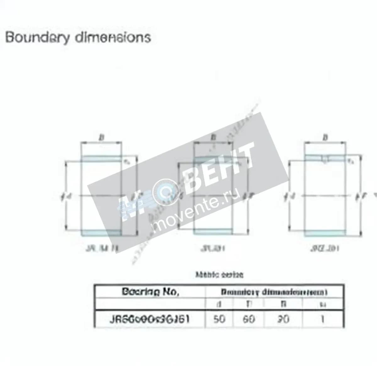 JTEKT JR50X60X20-JS1-JTEKT - Image 1